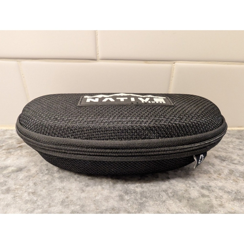 Native Eyewear Black Hard Eyeglass Sunglass‎ Case Clamshell Protective CASE ONLY
